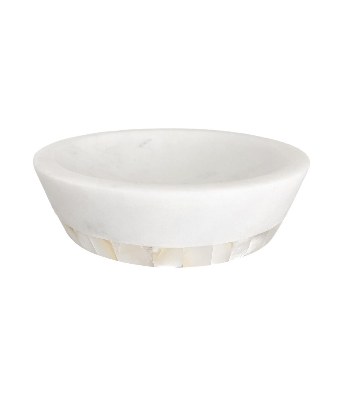 Mother of Pearl White Marble Bowl (Medium) | Macys (US)