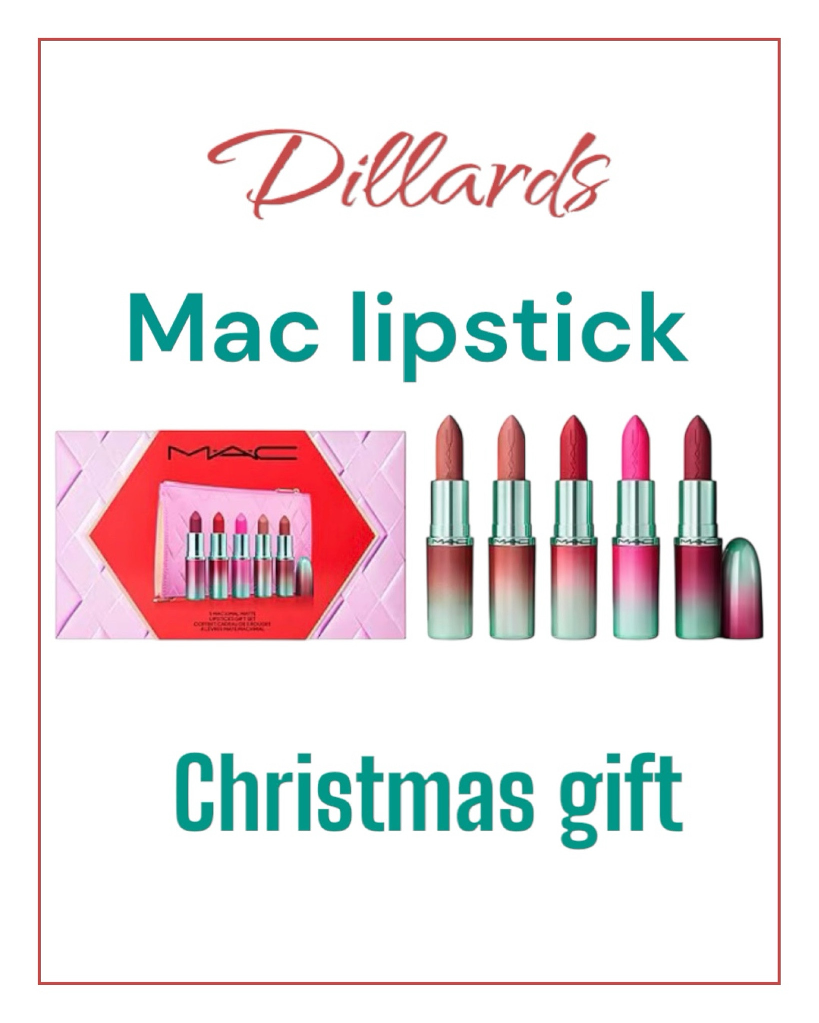 Mac lipstick set from Dillards a great gift for Christmas. #lipstick.

#LTKGiftGuide