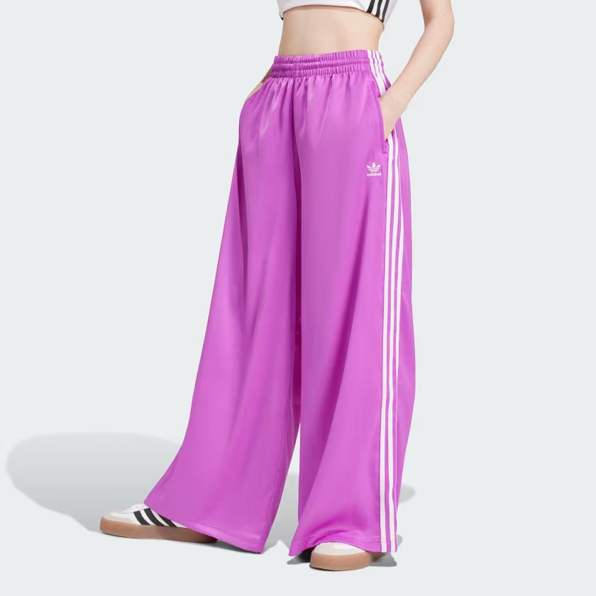 Adicolor Satin Wide Leg Track Pants | adidas (US)