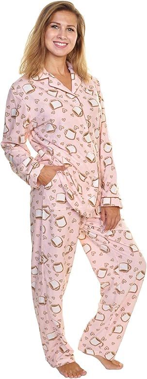 Women's Cozy Fleece Pajama Set | Amazon (US)