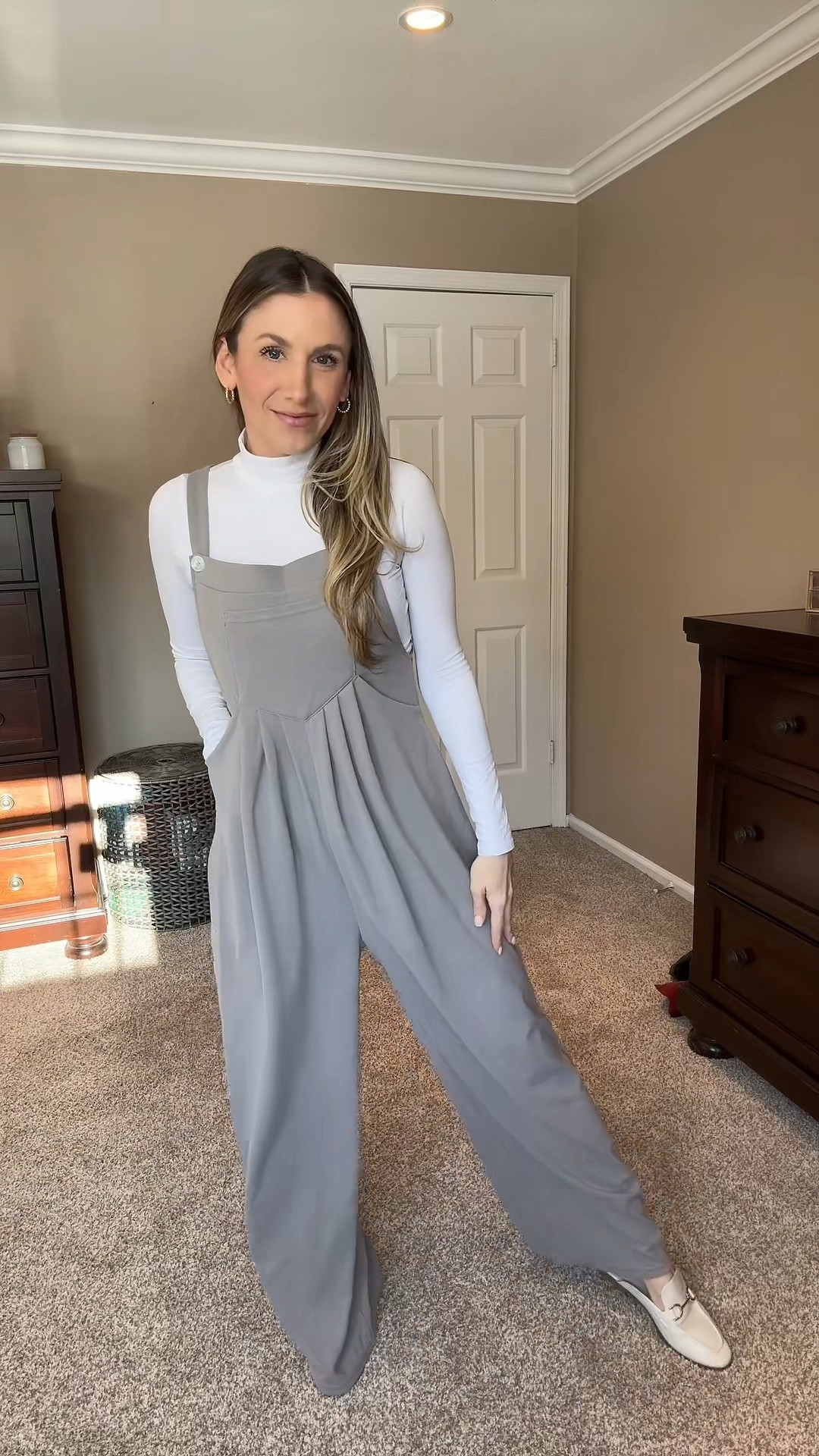 THE OVERALLS THOUGH 

Wide leg overalls, waffle knit pants, comfortable jumpsuit, mom outfit, mom style, teacher outfit, teacher style 

#LTKstyletip #LTKfindsunder50 #LTKworkwear