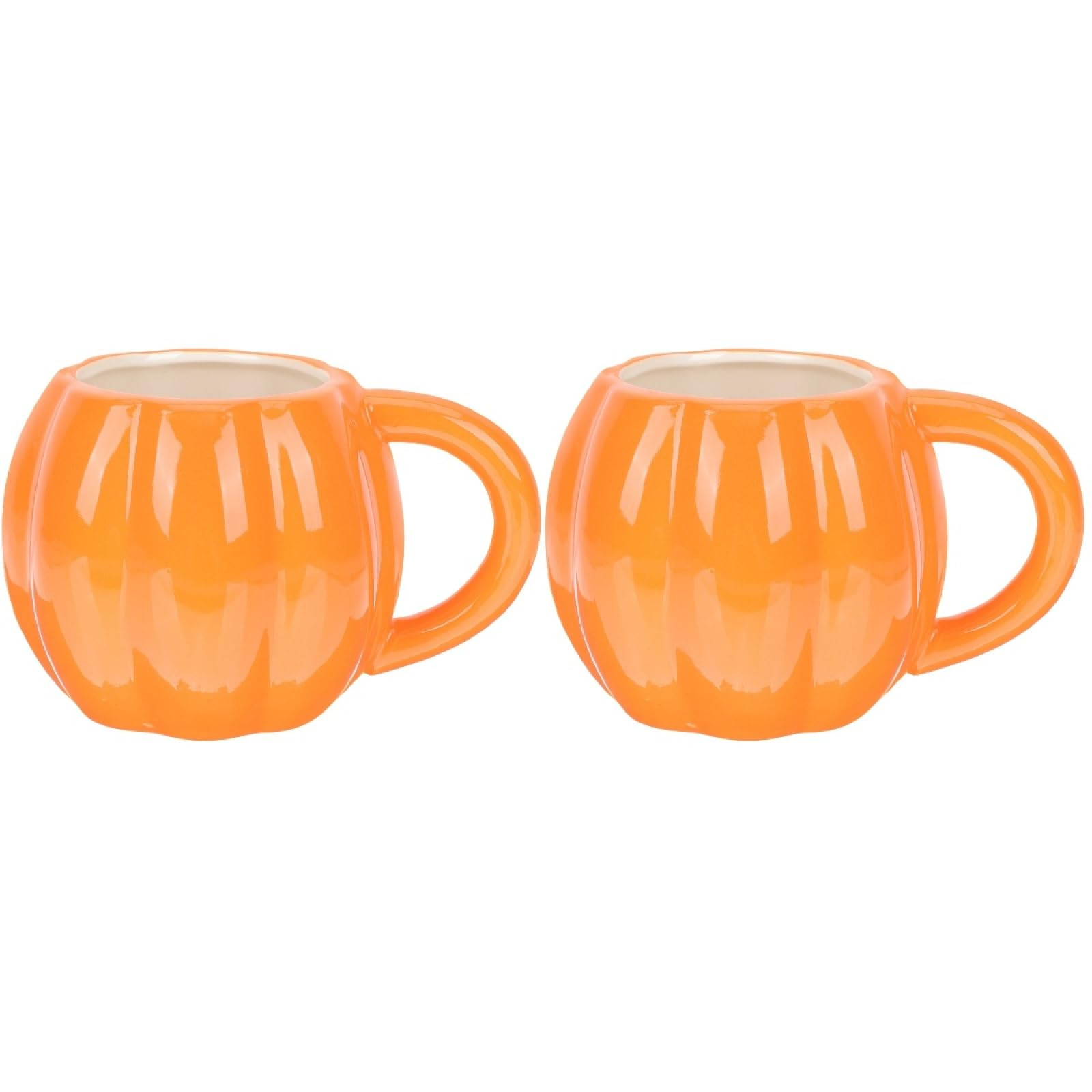 2PCS Halloween Pumpkin Coffee Mug: Ceramic Pumpkin Cup Fall Coffee Cup Camp Mug Campfire Thanksgi... | Amazon (US)