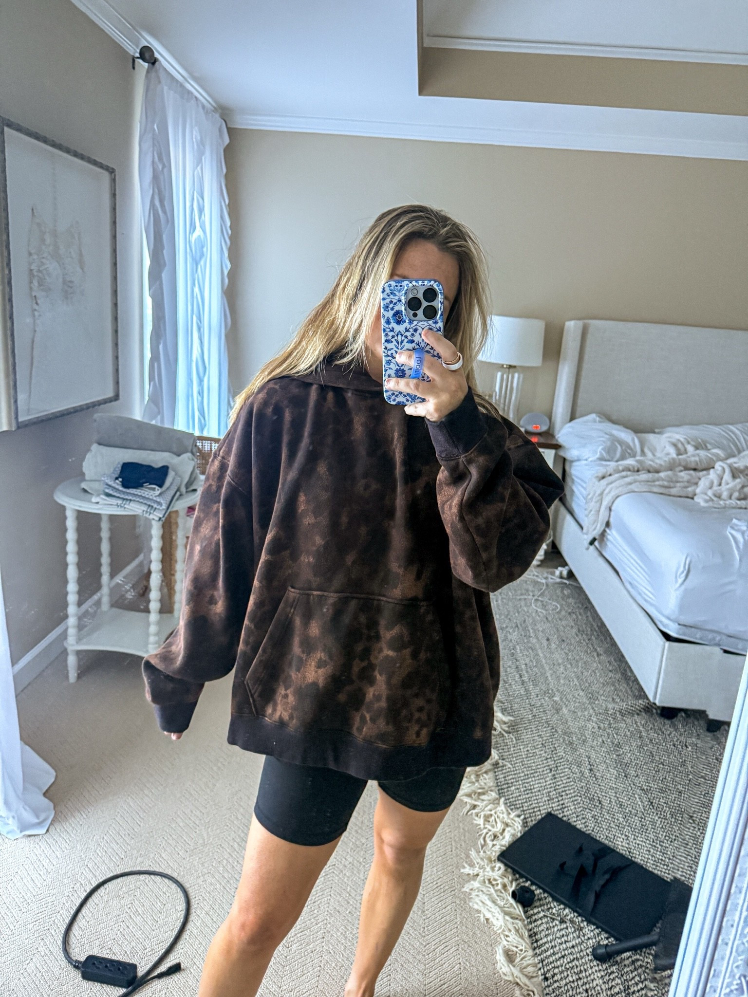 Why was this in the men’s section at Target? Haha this is so cute and cozy. I am wearing a large.