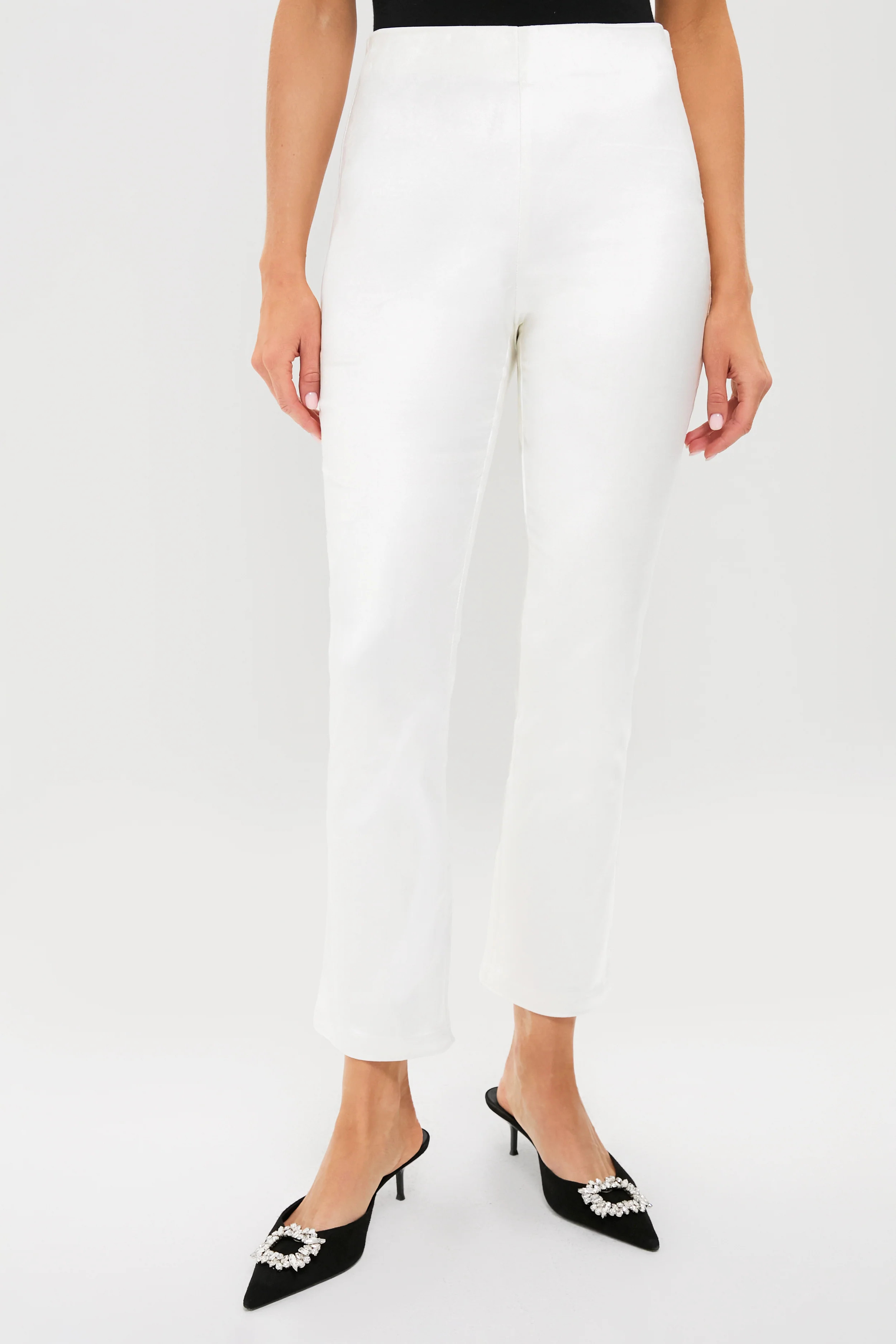 Winter White Velvet Ashford Pants | Tuckernuck (US)