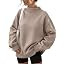 Trendy Queen Womens Mock Neck Sweatshirt Oversized Casual Fall Clothes 2026 | Amazon (US)