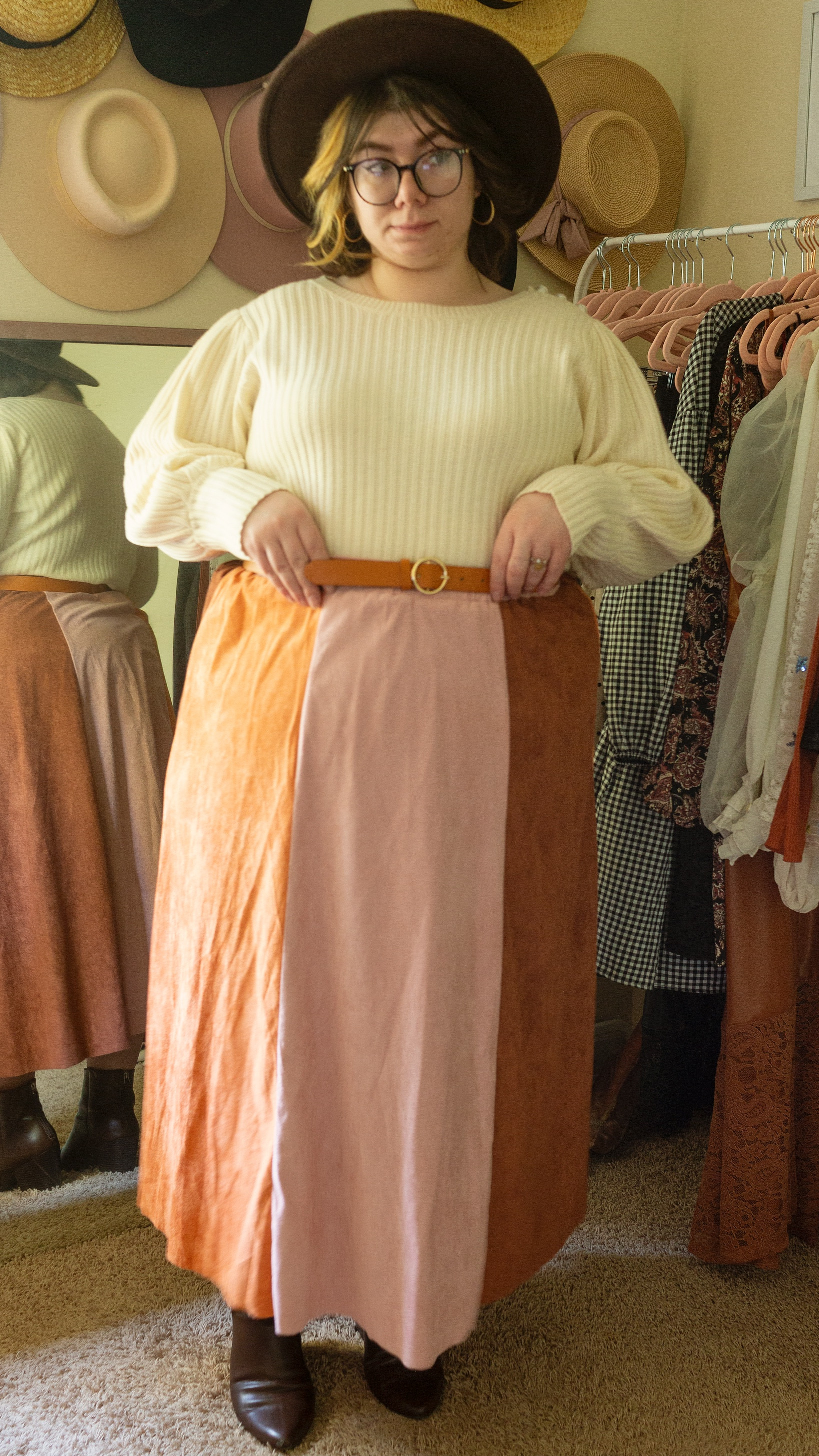 Plus size puffy sleeve cut and sew maxi skirt outfit

#LTKstyletip #LTKplussize #LTKSeasonal