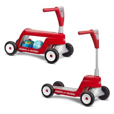 Radio Flyer Scoot 2 Scooter - Red: Steel & Plastic, Ages 1-4, 44.1 lbs Capacity | Target
