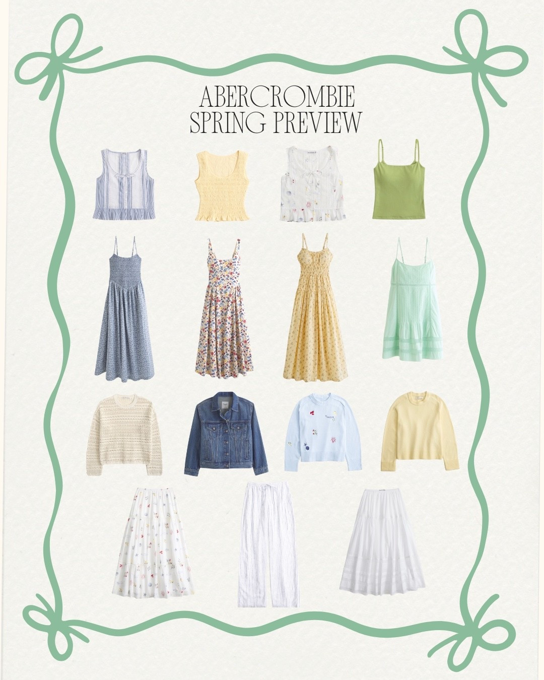 Absolutely gushing over Abercrombie’s Spring Preview! I am absolutely loving the colors and the dresses especially! Here’s everything that caught my eye this morning! 🛍️🤩





#spring #abercrombie #whatsnew #springfashion #ootd 

#LTKSeasonal #LTKPetite