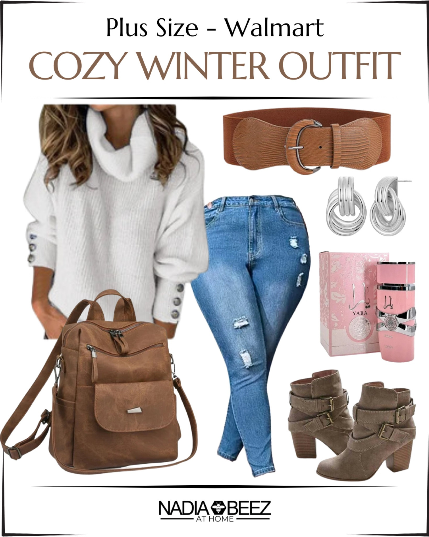 Plus Size cozy winter outfit from Walmart 

#LTKPlusSize #LTKStyleTip #LTKOver40