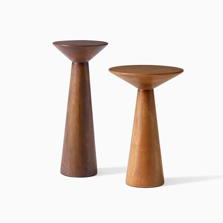 Meyer Wooden Drink Tables (18"–21") | West Elm (US)