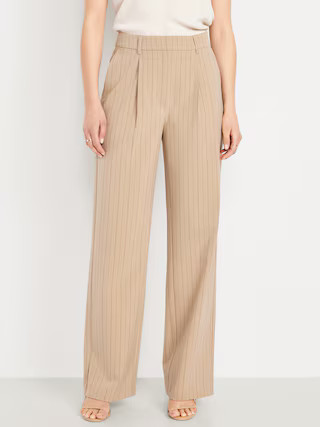 Extra High-Waisted Taylor Wide-Leg Trouser Pants | Old Navy (US)