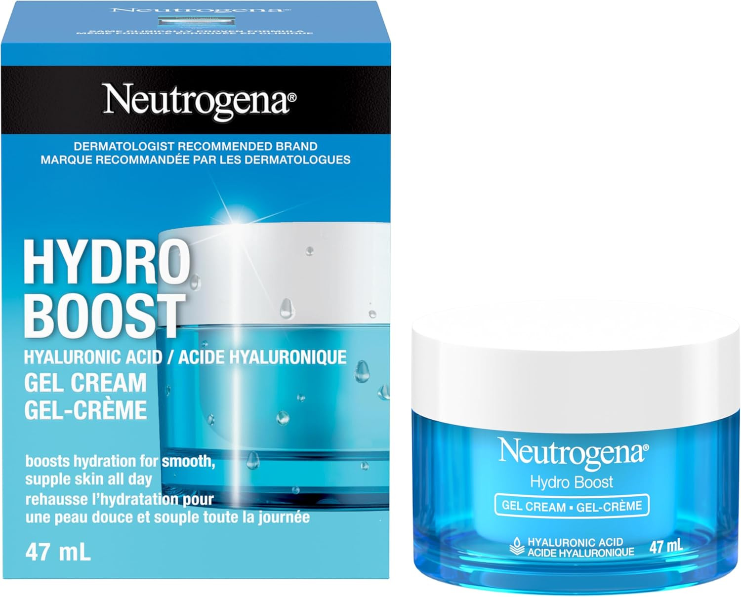 Neutrogena Hydro Boost Gel Cream Face Moisturizer - Oil-Free Facial Cream with Hyaluronic Acid fo... | Amazon (CA)