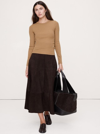 Ribbed Crew-Neck T-Shirt | Banana Republic (US)