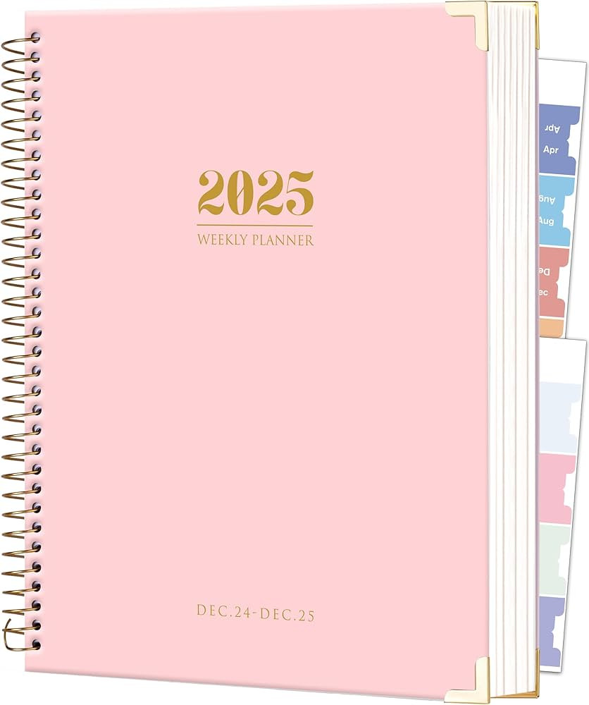 Yoment 2025 Planner Weekly and Monthly 8.5"x11" Large Hardcover Planner from Dec 2024 - Dec 2025 ... | Amazon (US)