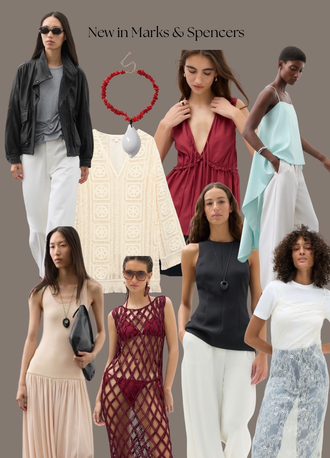 Designer looking pieces from marks and Spencer’s
