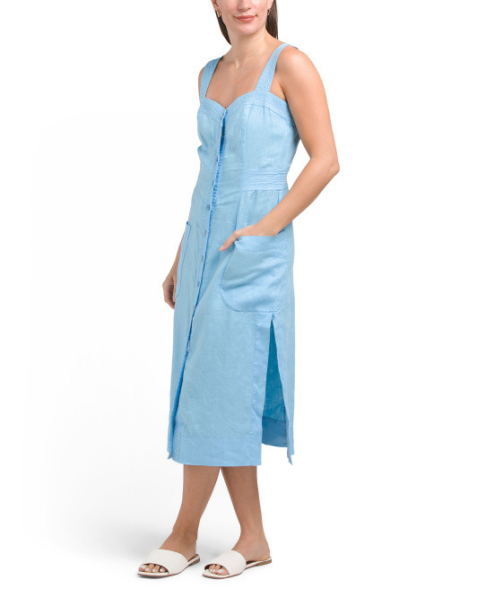 Linen Josefina Dress | TJ Maxx