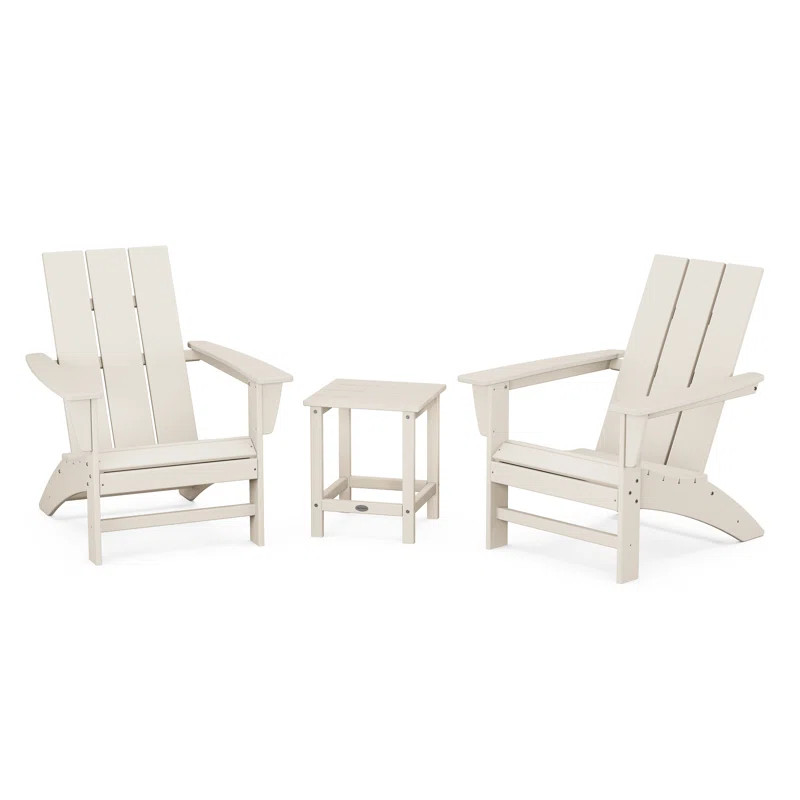 Modern Adirondack 3 Piece Seating Group | Wayfair North America