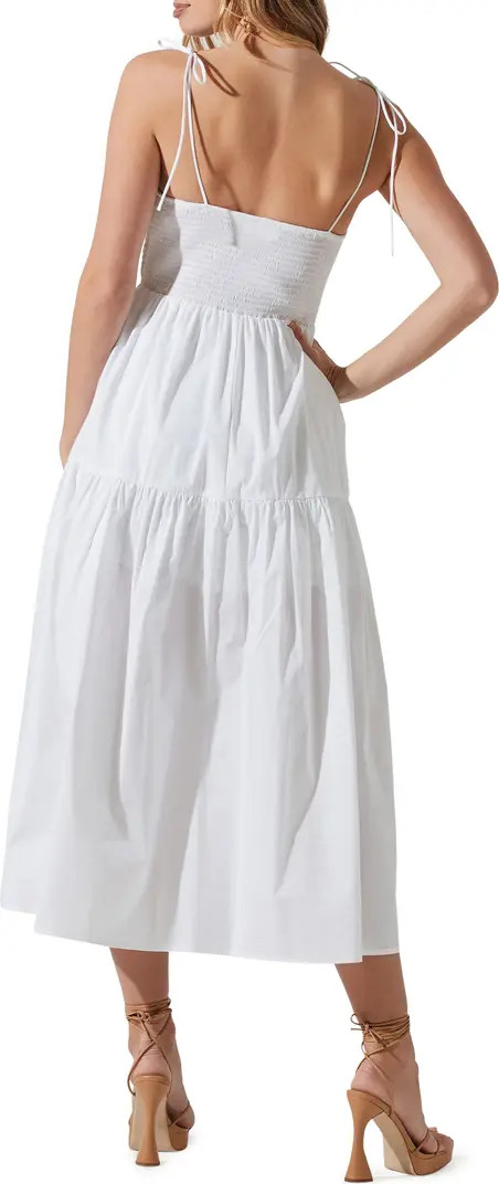Tie Strap Smocked Bodice Sundress | Nordstrom