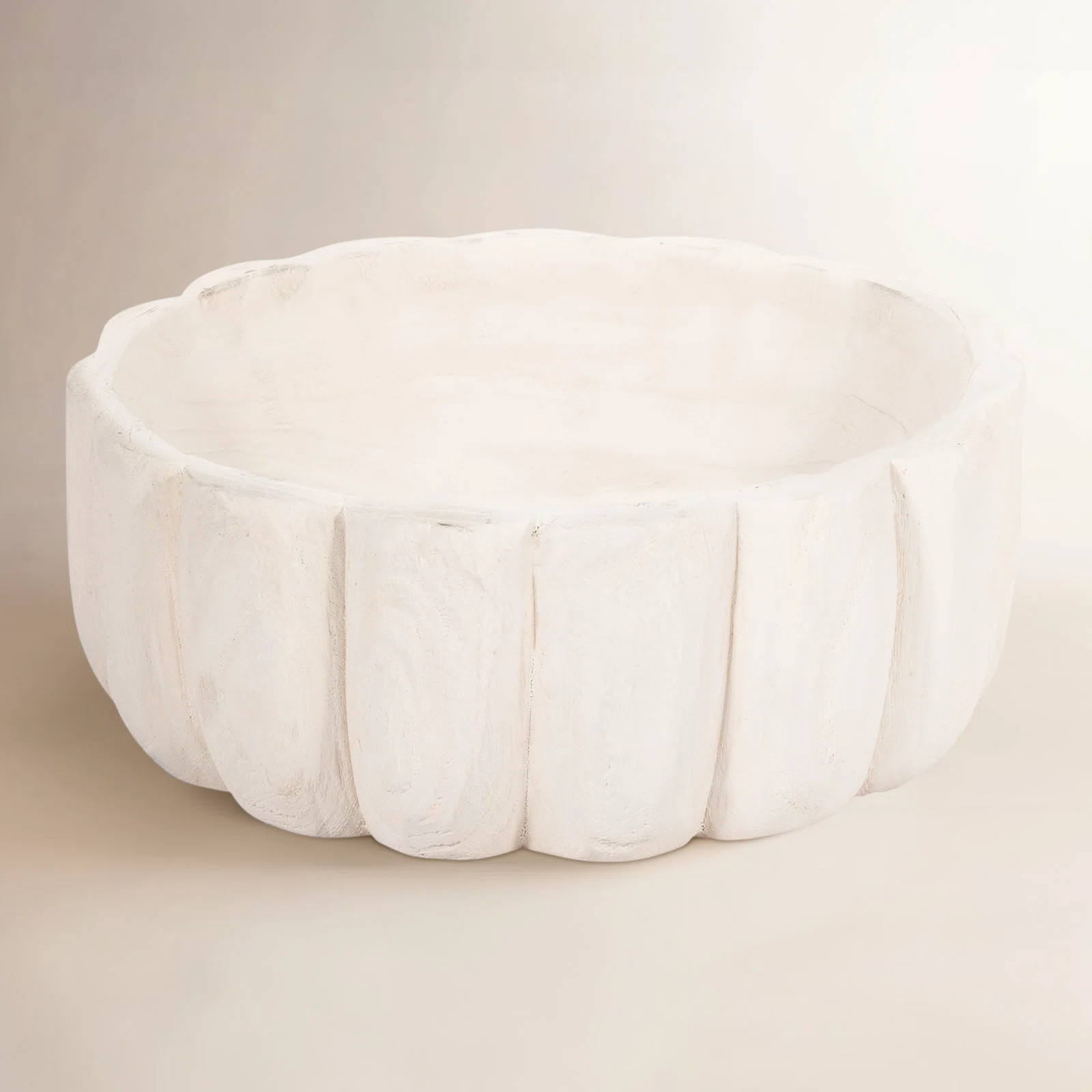 Carved Elemental Bowl, 9" Wood - Perfect for Interiors, Exquisite Centerpiece Bowl - 9" x 9" x 4 | Wayfair North America