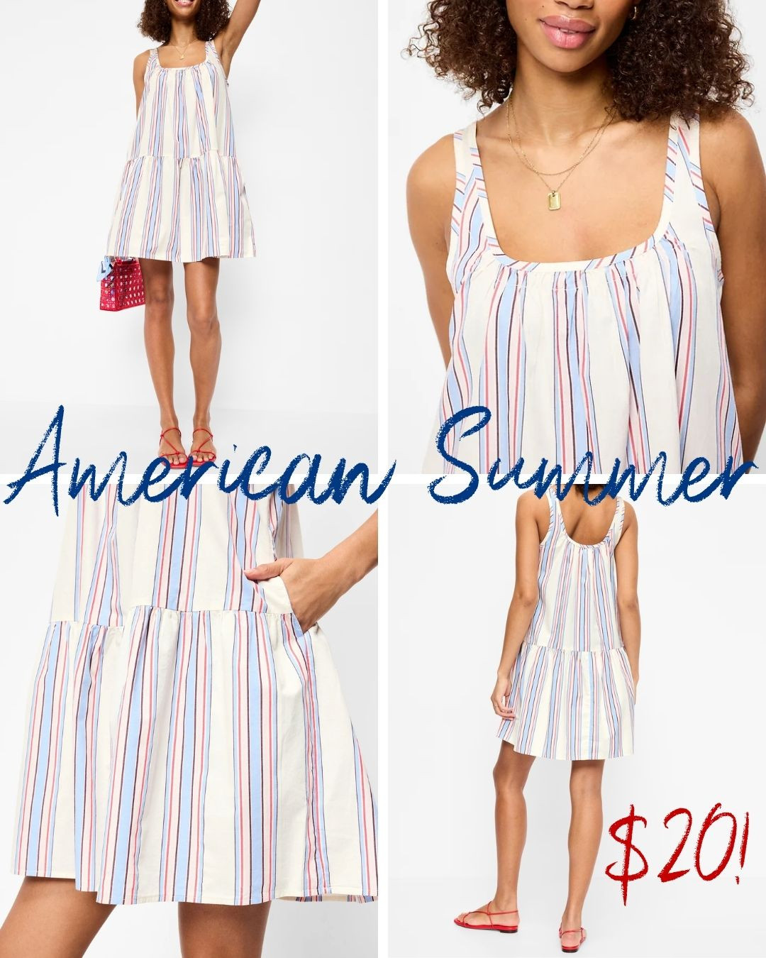 American Summer! Dress on sale for only $20!  

 #LTKSaleAlert #LTKBeauty