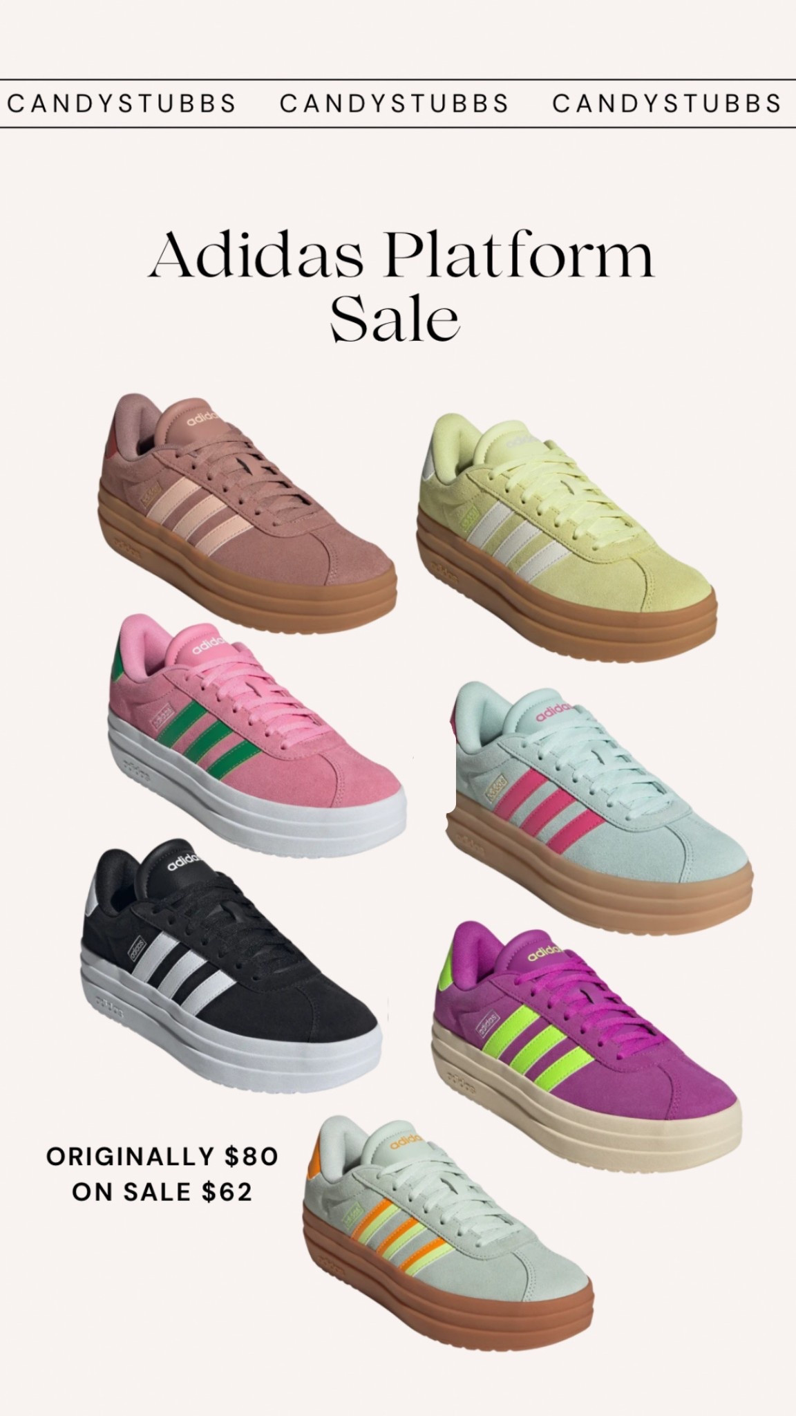Platform Adidas on sale 

#LTKShoeCrush #LTKActive #LTKFindsUnder100