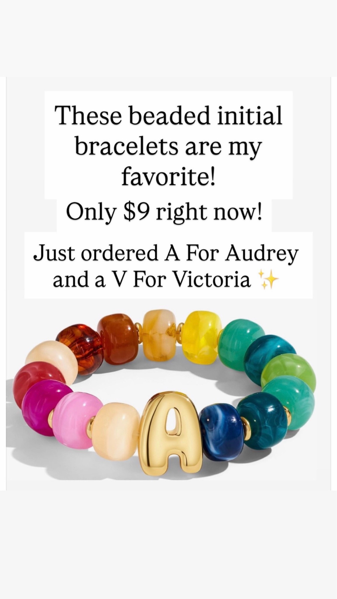 Initial beaded bracelets are so popular right now!

#LTKKids #LTKootd