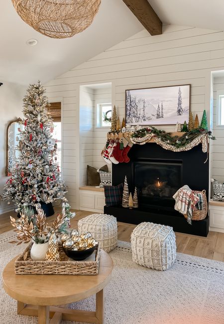 Christmas Decour in the living room. #TargetHome #HolidayDecor