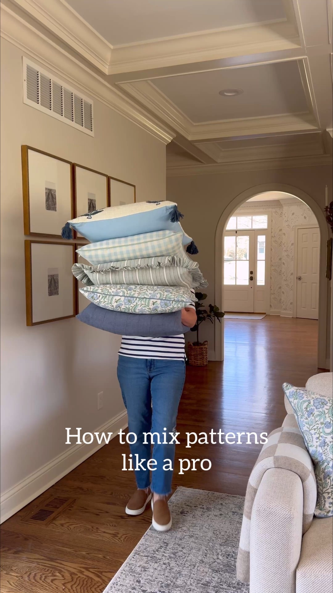 Mixing patterns is easy with these tips! 🤍

#LTKSaleAlert #LTKHome