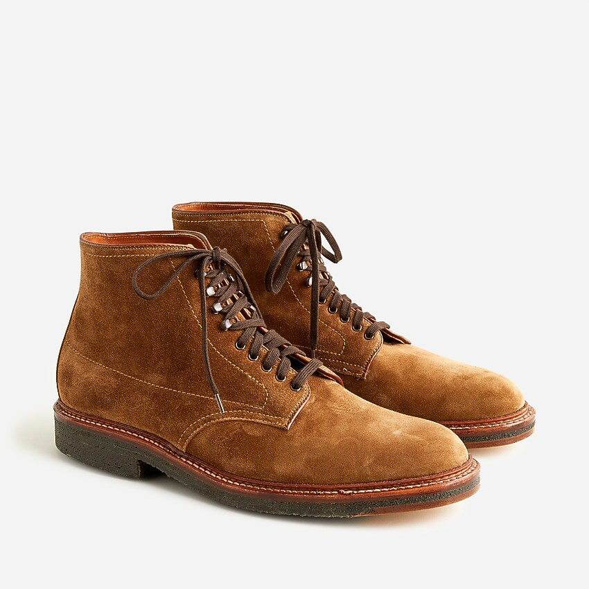 Alden® for J.Crew suede plain toe boots | J. Crew US