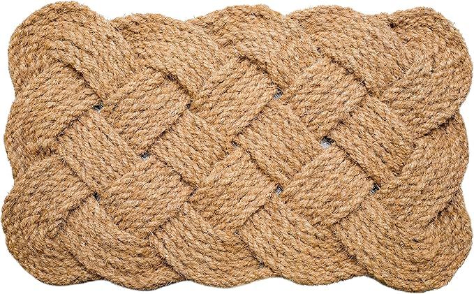 Amazon.com : Iron Gate - Natural Jute Rope Woven Doormat 18x30 - Single Pack - 100% All Natural F... | Amazon (US)