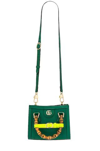 FWRD Renew Gucci Diana Handbag in Green from Revolve.com | Revolve Clothing (Global)