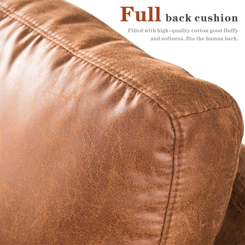 Mckenny 2 - Piece Faux Leather Sectional | Wayfair North America