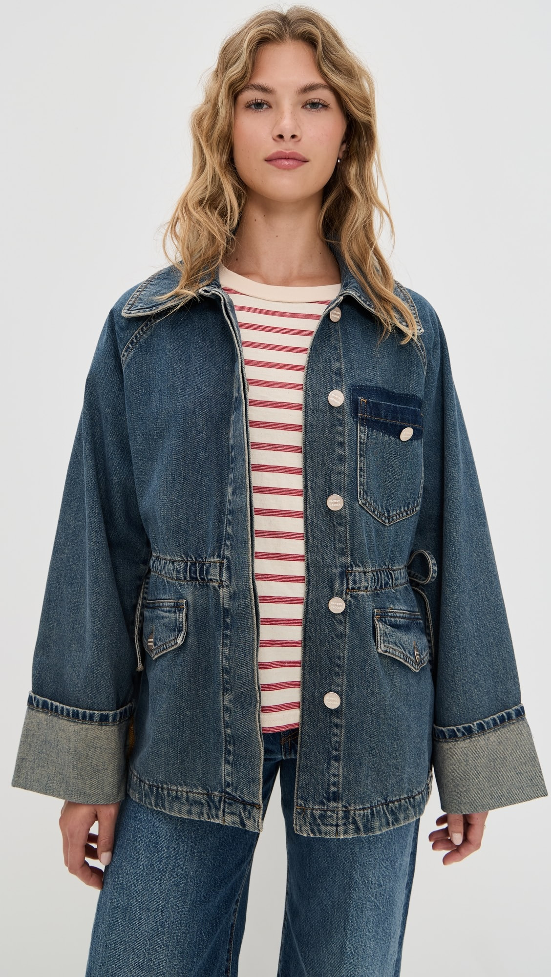 Emilie Workwear Jacket - Dusty Wash | Shopbop