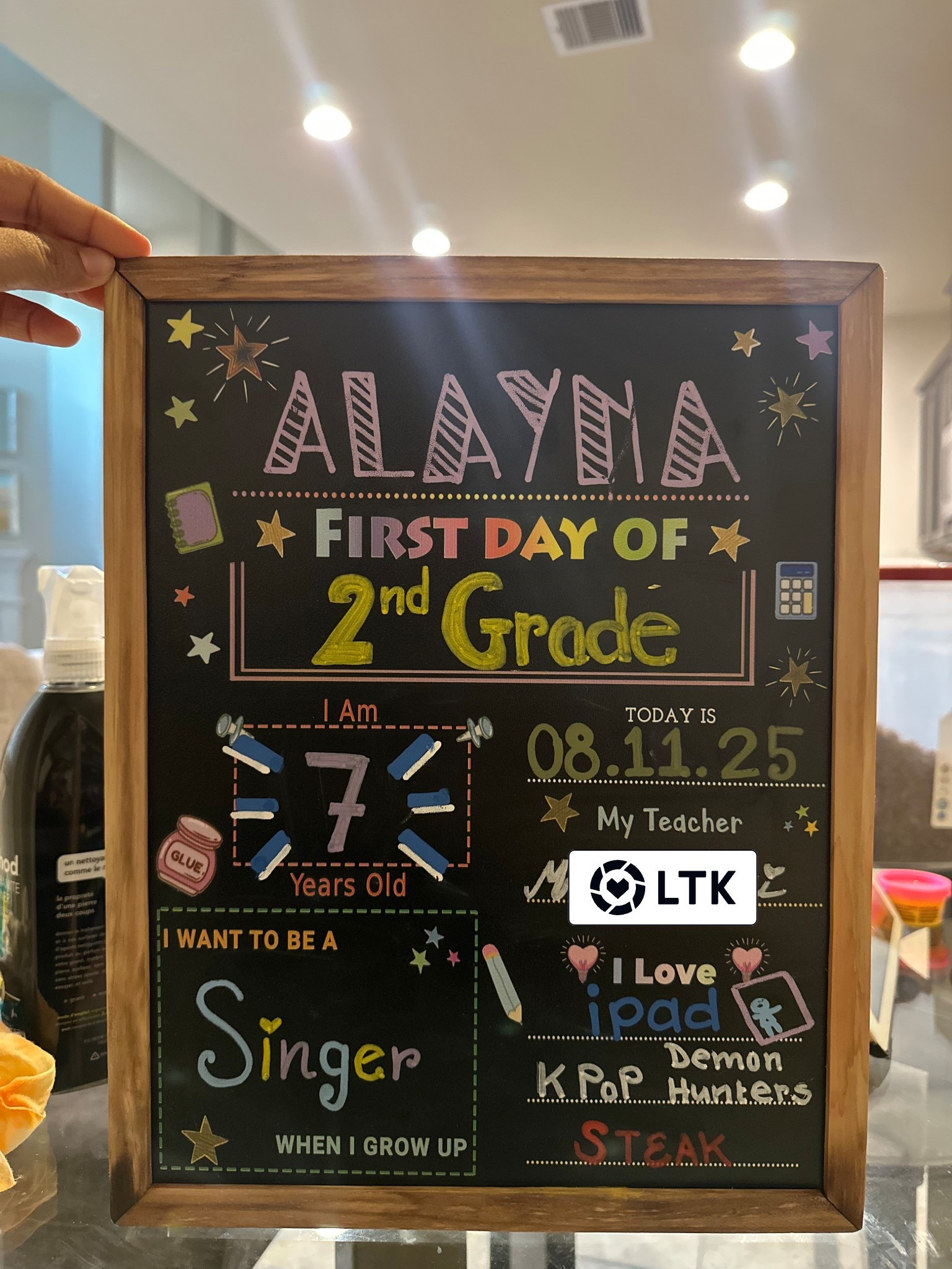 Back to school first day/last day board and chalk #amazon #amazonfind 

#LTKFamily #LTKKids