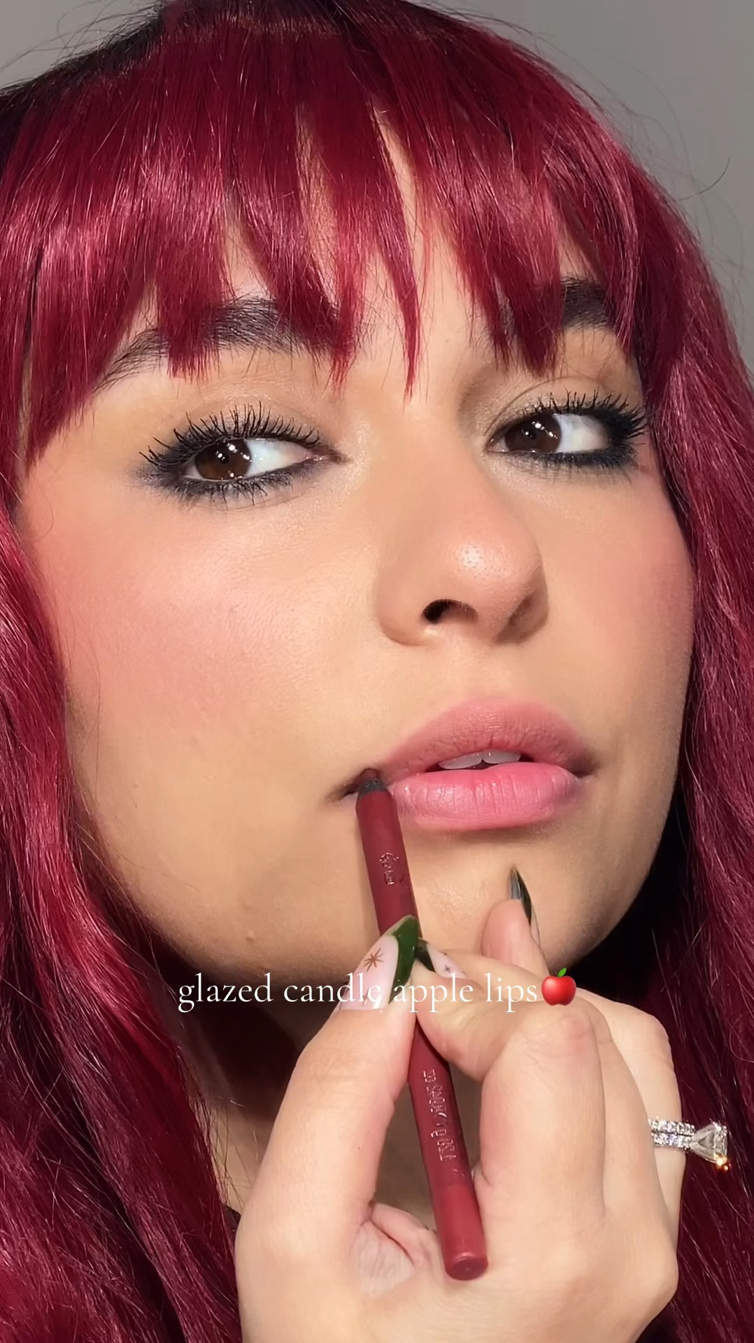 Candy Apple lips✨ I received so many compliments on this lip combo! It’s super juicy and perfect for the holidays. 
.
.
@aboutfacebeauty matte fix lip liner in shade Maddness
@aboutfacebeauty cherry pick lip color butter in the shade Wicked Apple

#LTKHoliday #LTKBeauty