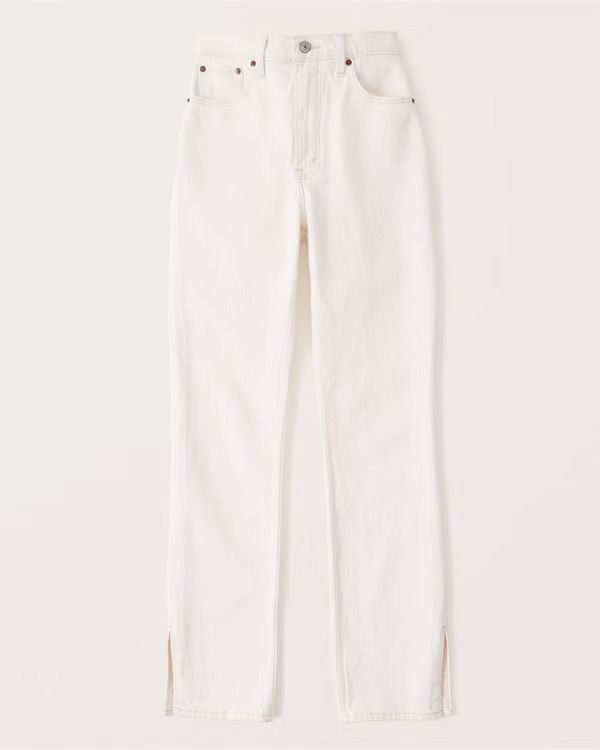 Ultra High Rise 90s Straight Jeans | Abercrombie & Fitch (US)
