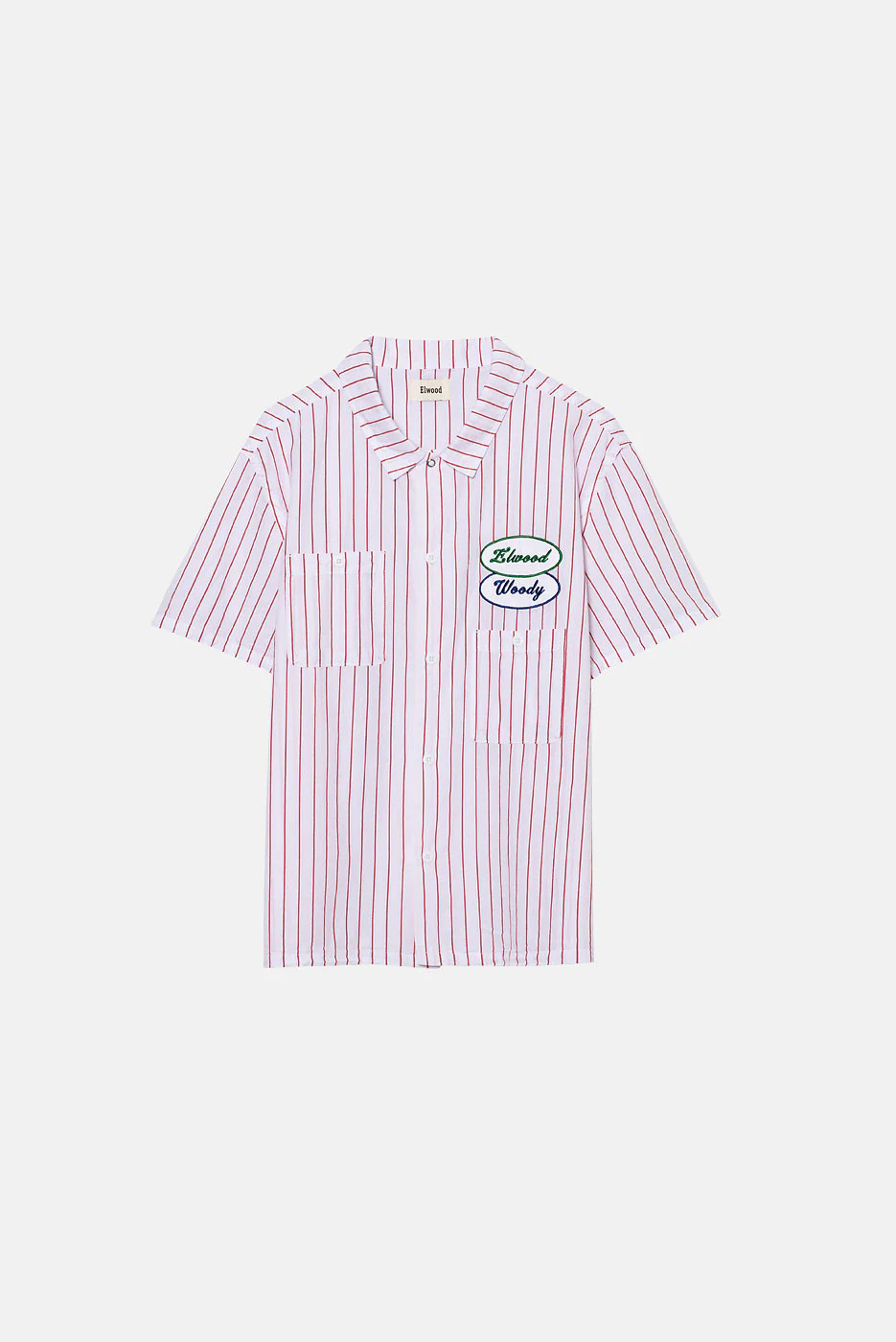 MECHANIC SHIRT FIRE STRIPE / M | Elwood Clothing