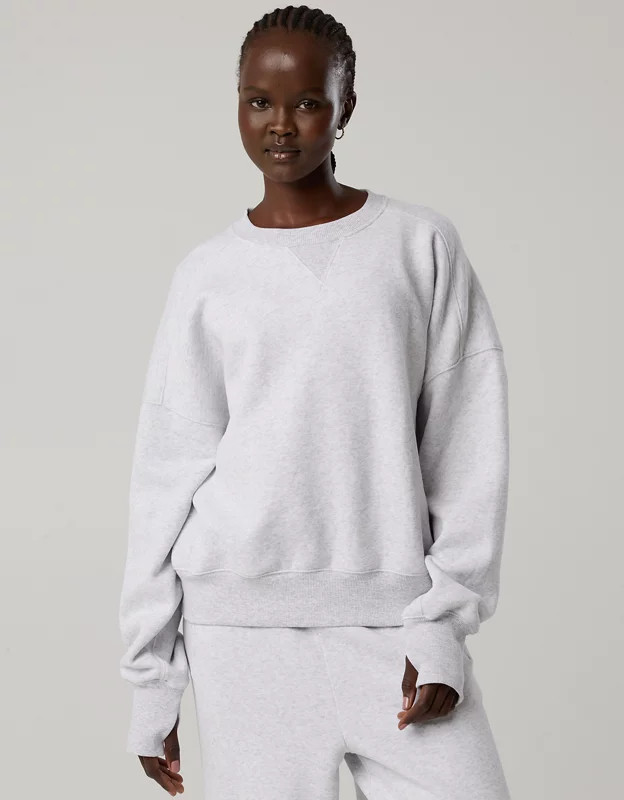 OFFLINE By Aerie Cloud Fleece Classic Crewneck Sweatshirt | Aerie