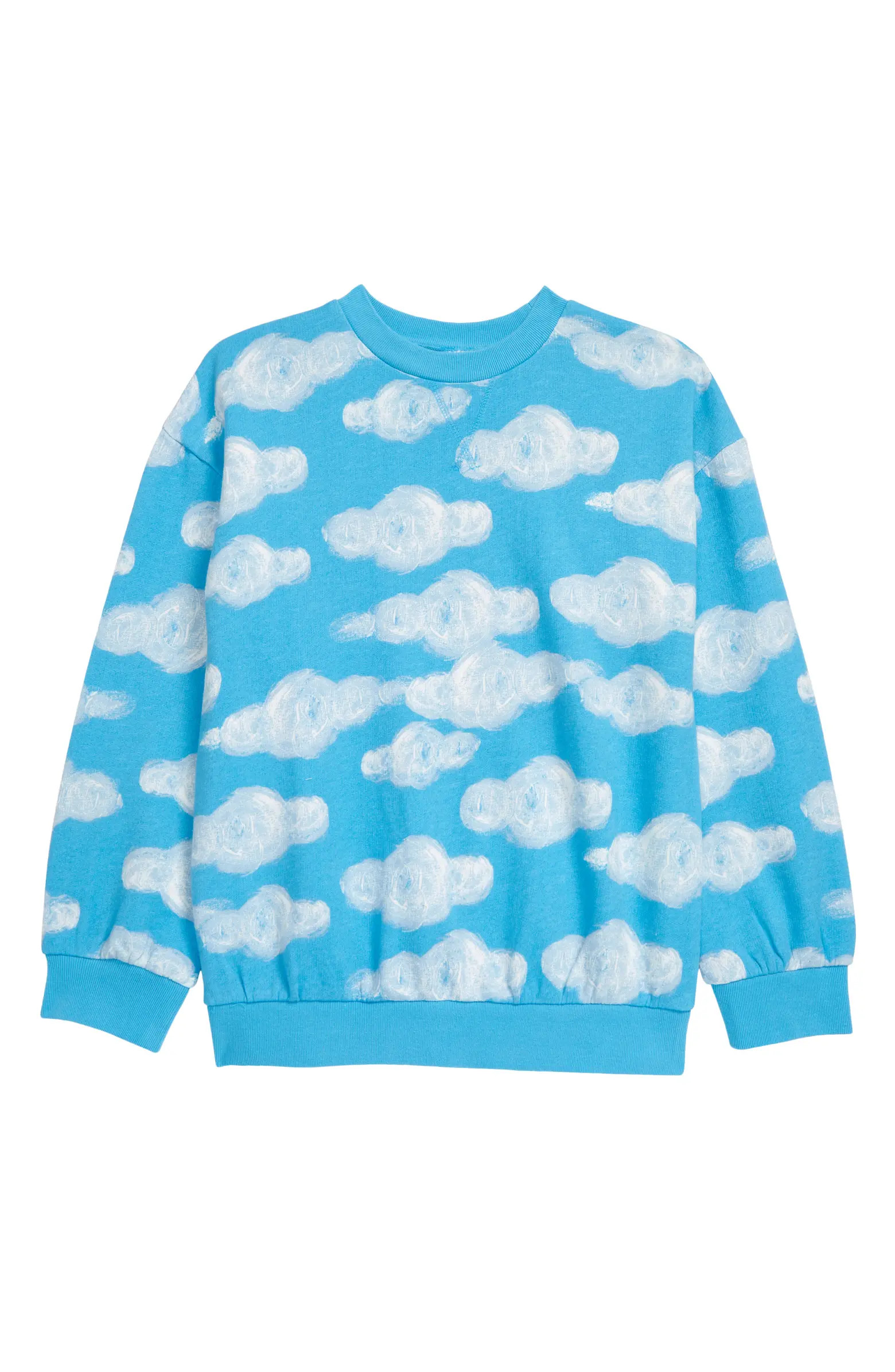 Cristina Martinez Kids' Fleece Crewneck Sweatshirt | Nordstrom