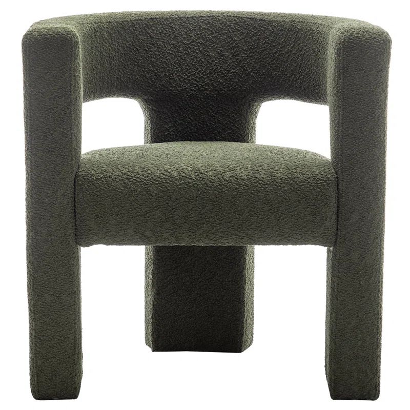 Brycie 28" Wide Boucle Upholstered Barrel Chair | Wayfair North America