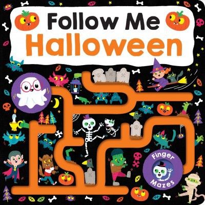 Maze Book: Follow Me Halloween - (Finger Mazes) by  Roger Priddy (Board Book) | Target