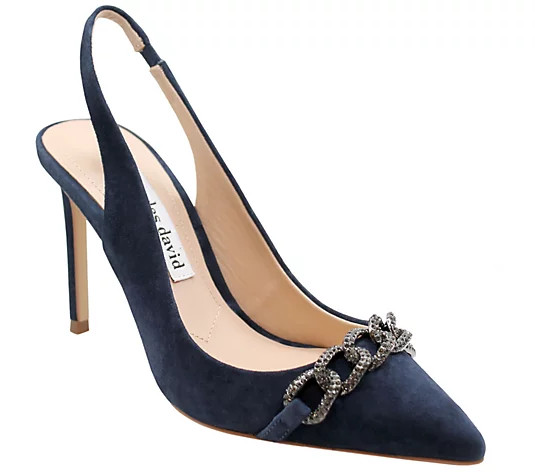 Charles David Rhinestone Pump Reeling - QVC.com | QVC