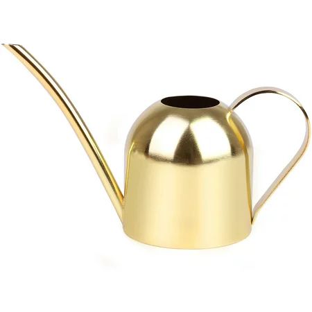 500 ml Gold Watering Can Stainless Steel Watering Pot Sprinkling Pot for Indoor Outdoor House Planti | Walmart (US)