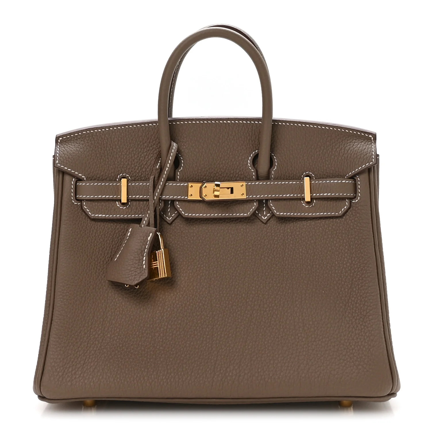 Togo Birkin 25 Etoupe | FASHIONPHILE (US)