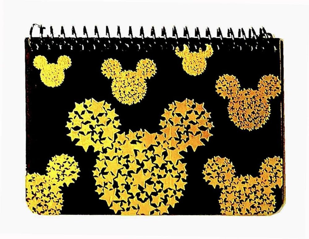Disney Mickey Mouse Black Spiral Autograph Book - Gold (STARHEAD) | Amazon (US)
