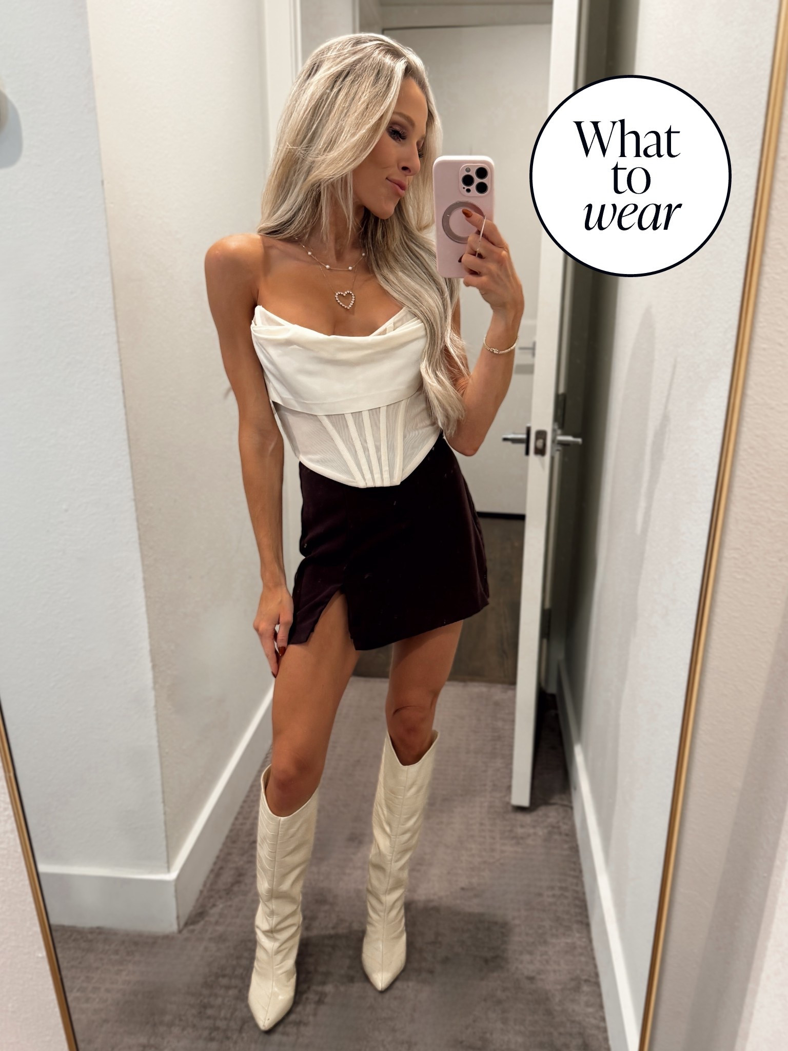 Fall outfits 🤎  exact corset top is linked - wearing size XS 

#LTKSeasonal #LTKStyleTip #LTKPetite