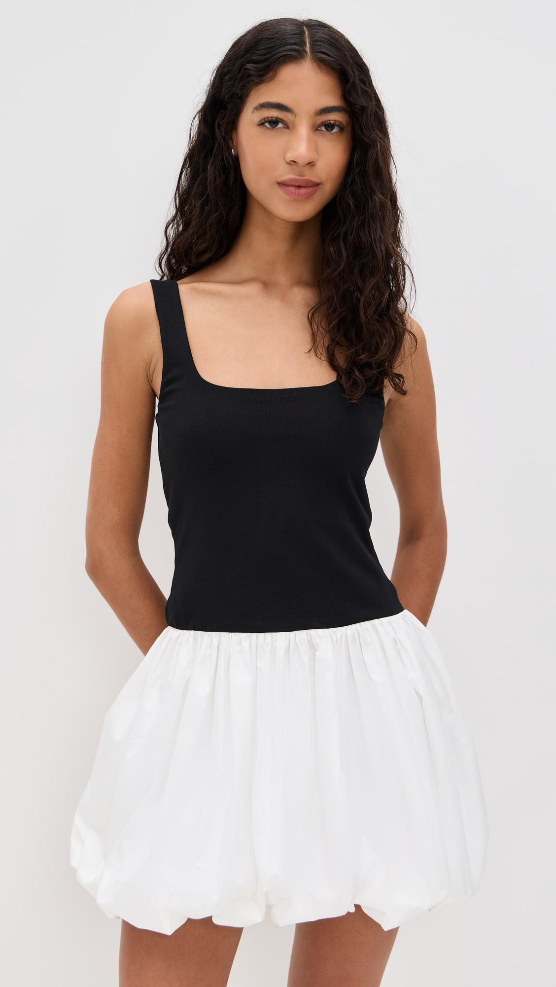 WAYF Lilah Bubble Hem Mini Dress | Shopbop | Shopbop