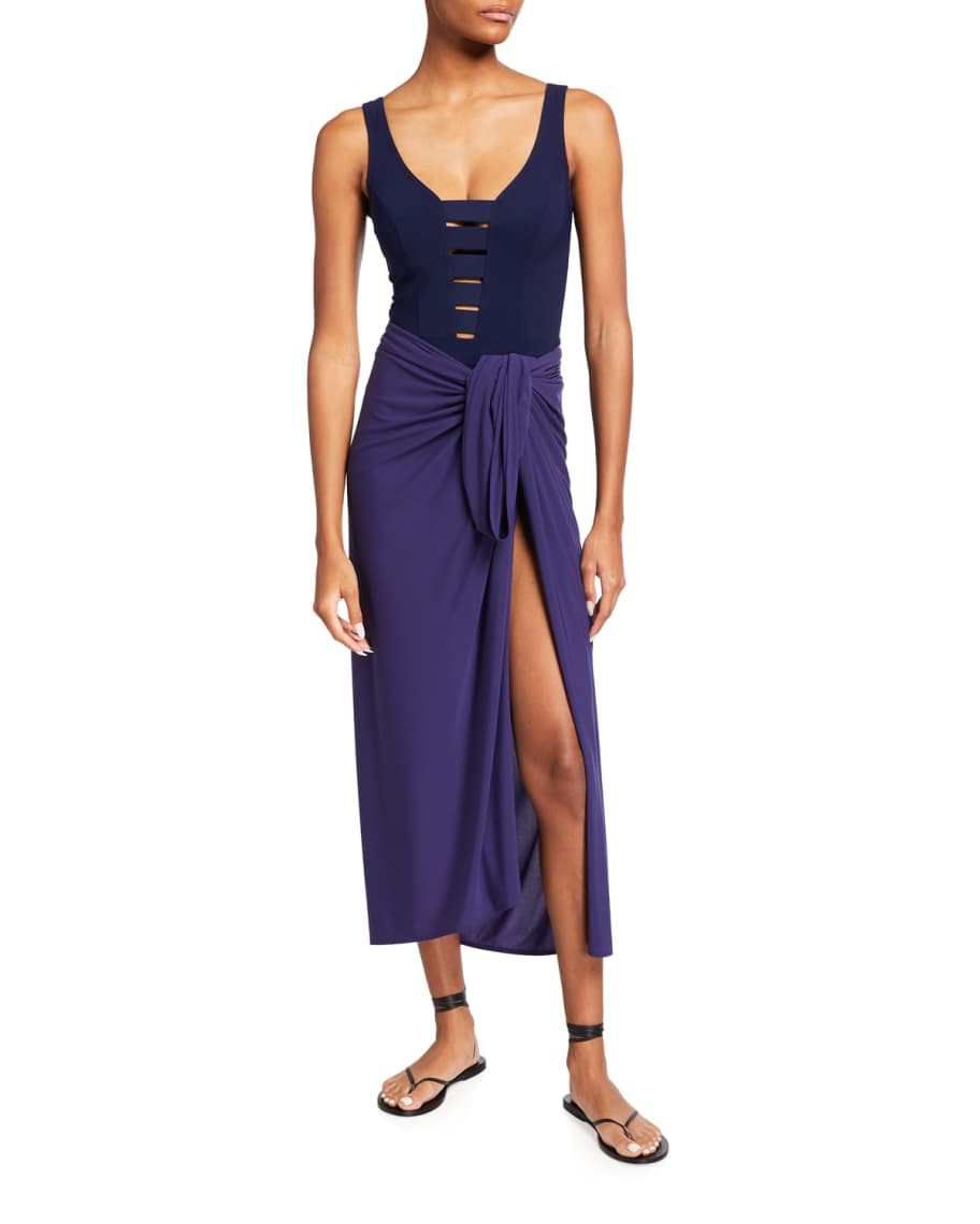 Norma Kamali Ernie Pareo Coverup Scarf | Neiman Marcus