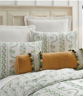 NEW Southern Living Winslow KING Duvet 3 Pc Set - Green & White - Retail 309.00  | eBay | eBay US