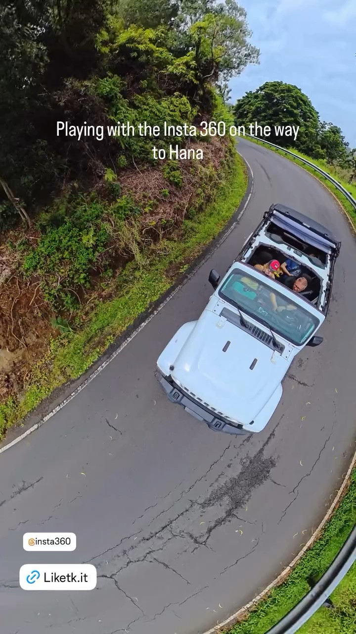 Playing with the Insta 360 on the way to Hana  

#LTKTravel #LTKvlog